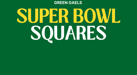Green Gaels Super Bowl Squares Update
