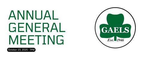 Green Gaels Annual General Meeting Notice
