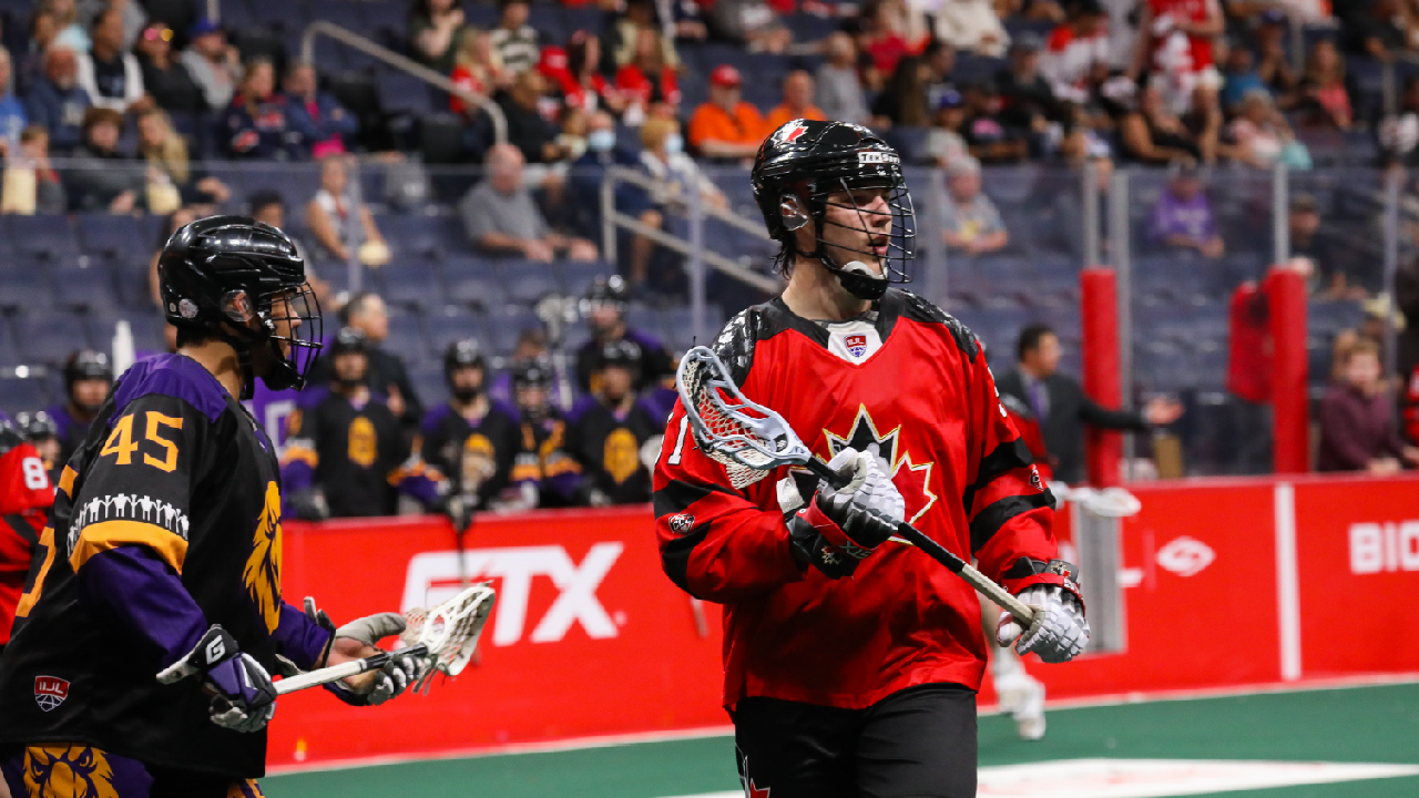 Jeremy Wudrick at the 2022 IIJL World Junior Lacrosse Championship