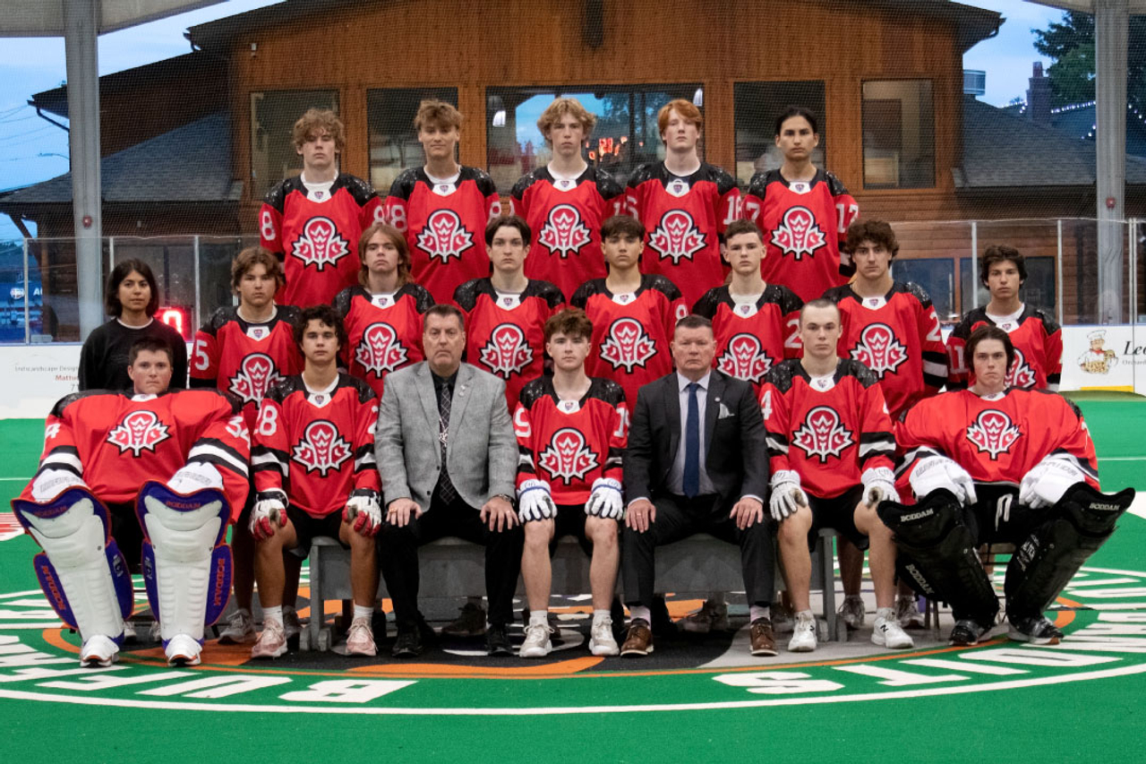 2025 IIJL World U18 Lacrosse Championship - Canada Team Photo