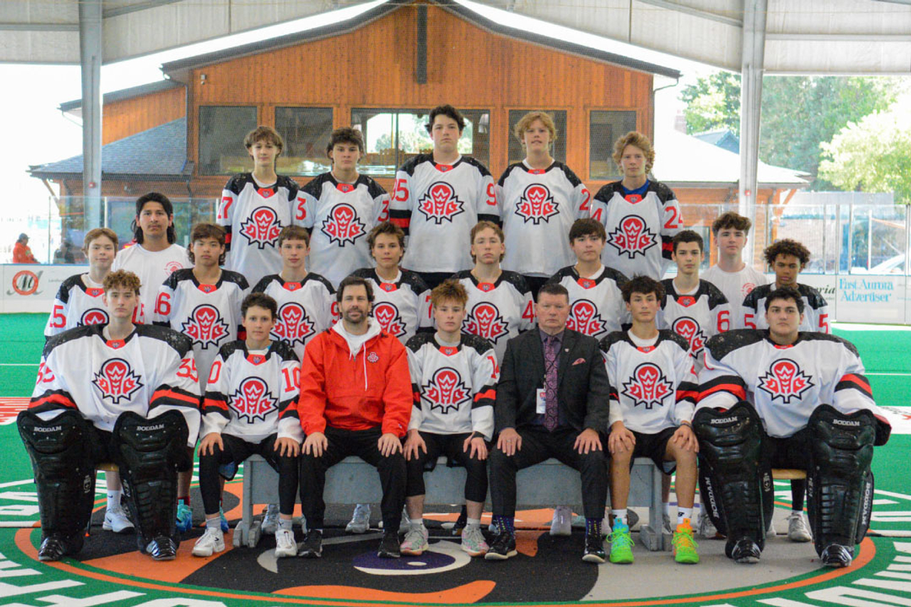 2025 IIJL World U16 Lacrosse Championship - Canada Team Photo