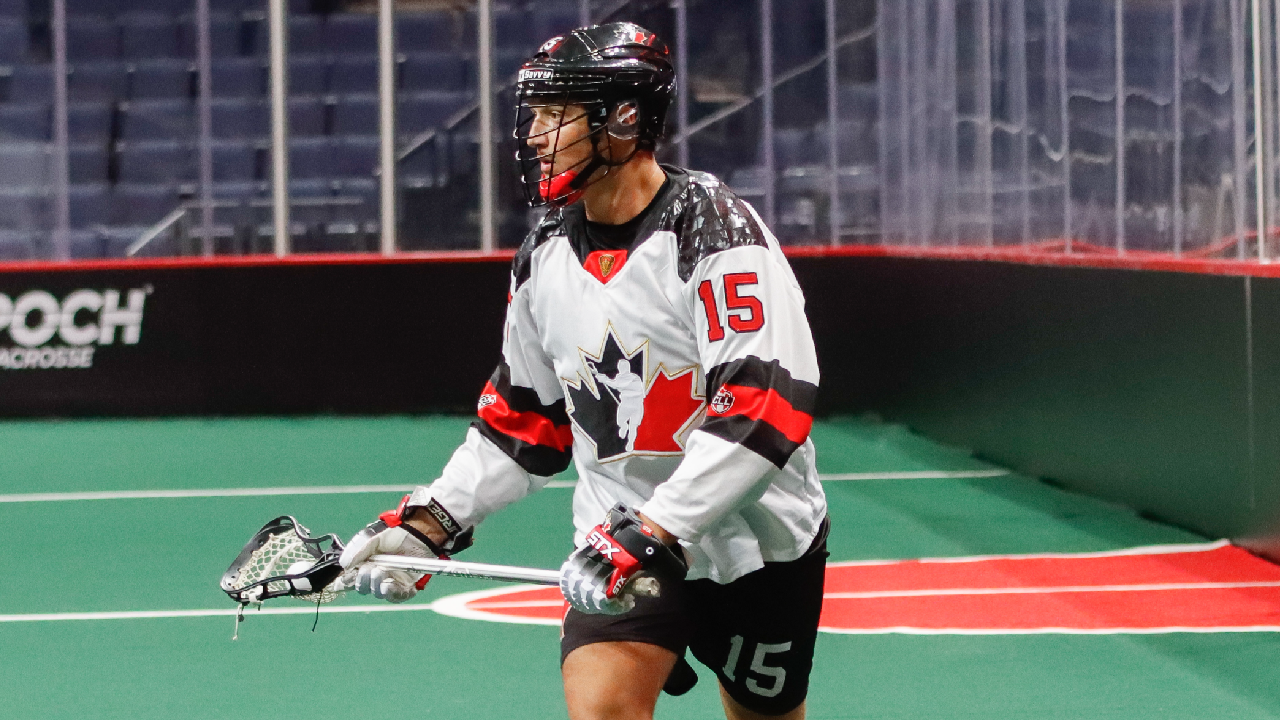 David Anderson at the 2021 IIJL World Junior Lacrosse Championship