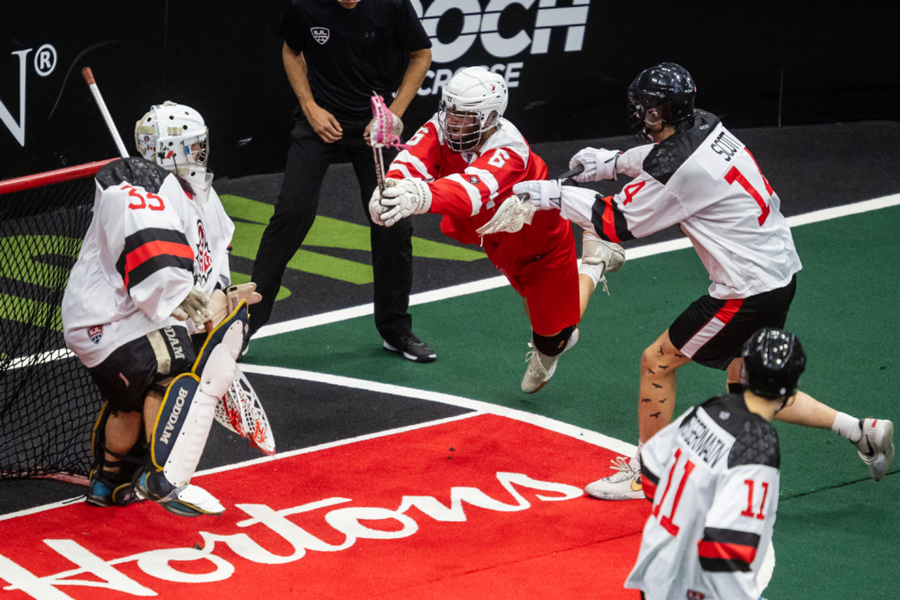 Canada vs Poland at the 2023 IIJL World Junior Lacrosse Championship