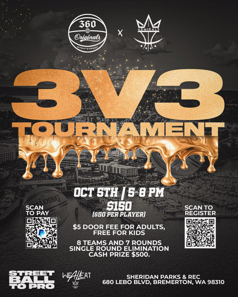 360 Originals 3v3 Flyer