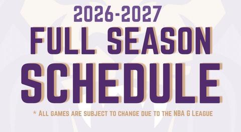 2026-27 Season Schedule is Here!