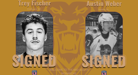 Austin Weber and Trey Fischer Sign With The Monarchs