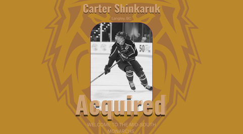 Monarchs Acquire 2026 D.O.Y. Carter Shinkaruk