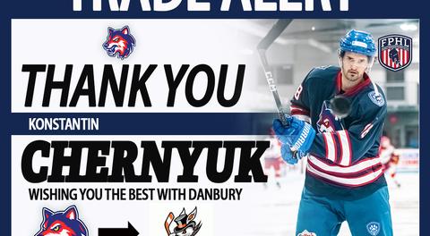 TRADE ALERT: Chernyuk to Danbury, Gonzalez to Wolves