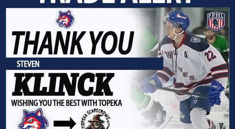 Wolves Acquire Inlow in Exchange for Klinck