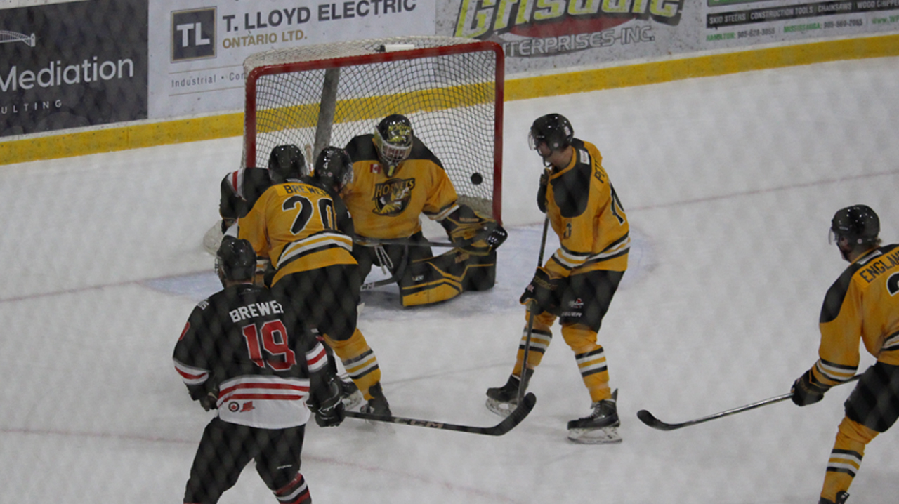 McCoys shot goes wide of Cambridge net