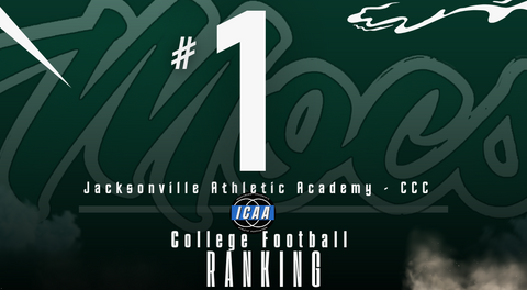Jacksonville Athletic Academy Claims No. 1 Spot in ICAA College Football Rankings