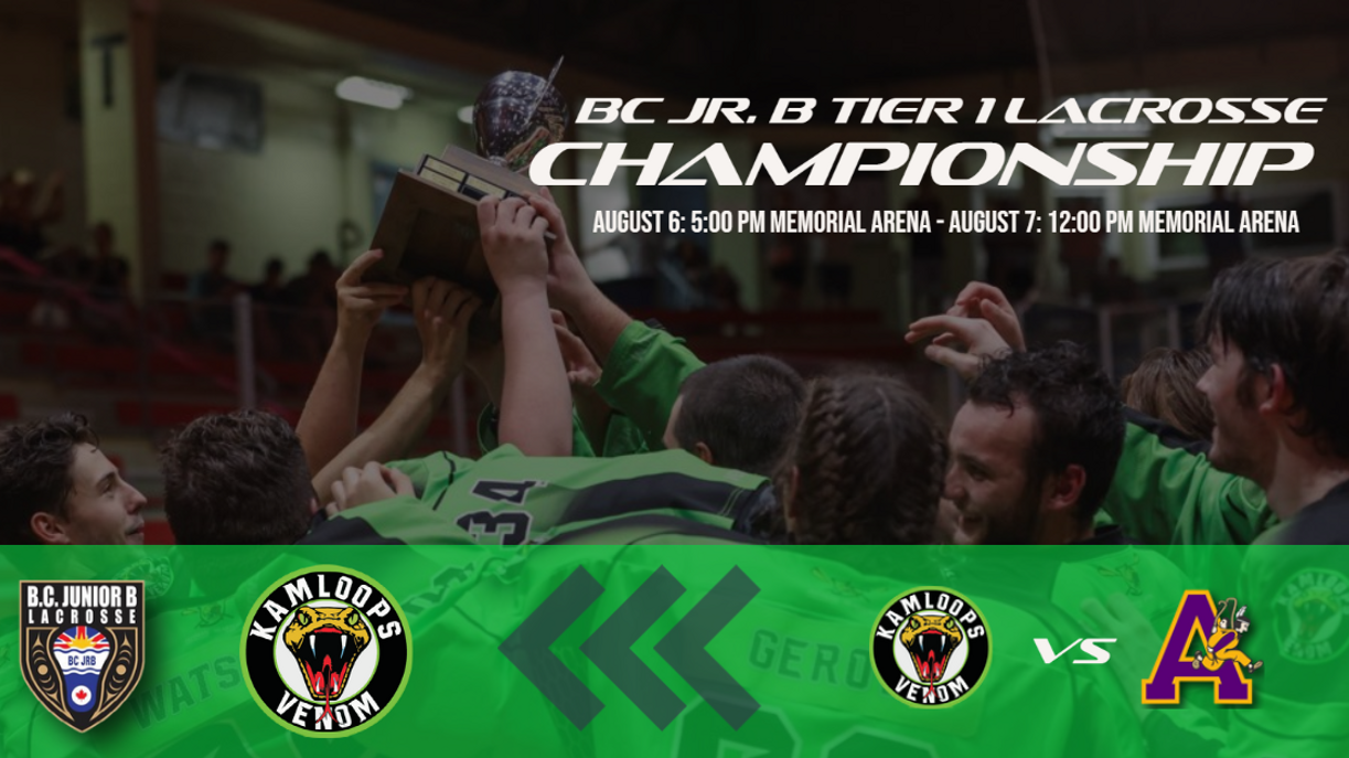 News BC Jr, B Tier 1 Lacrosse Championship Kamloops Venom