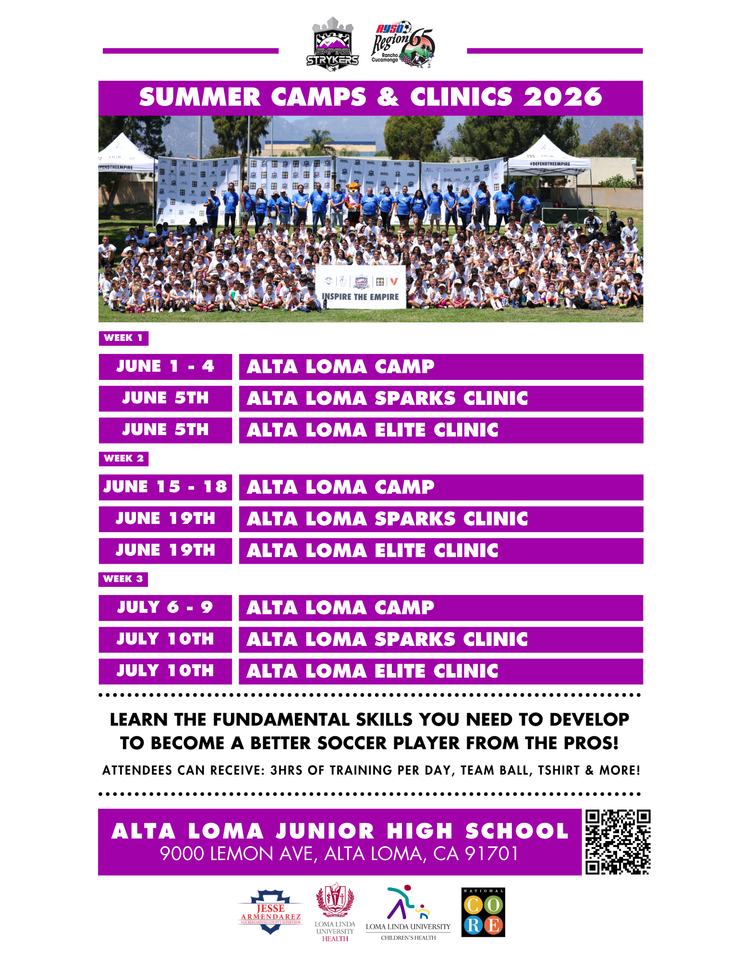 Camps and Clinics graphic