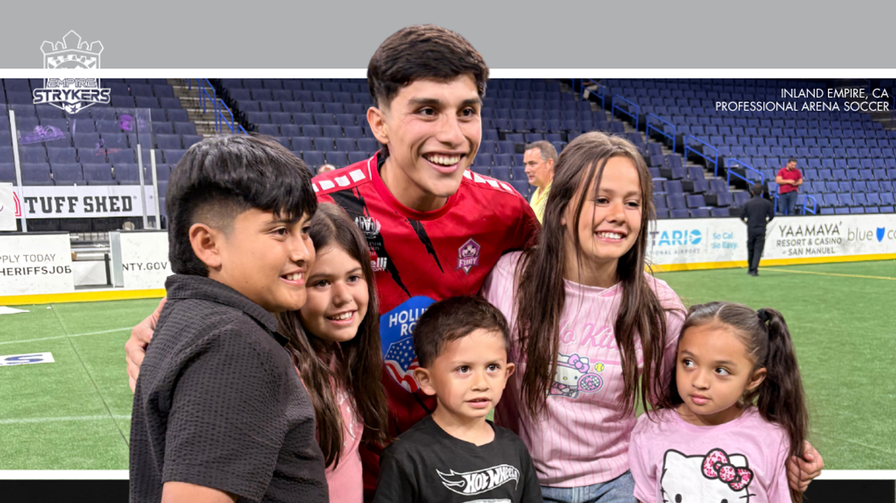 Brain Orozco with fans