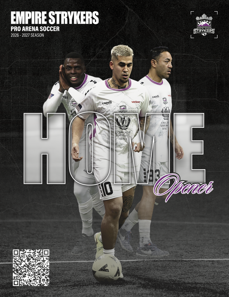 Home Opener graphic and QR code