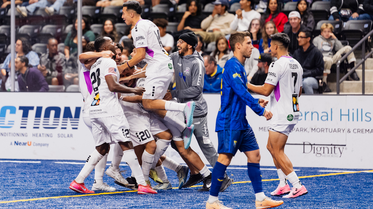Strykers golden goal celebration