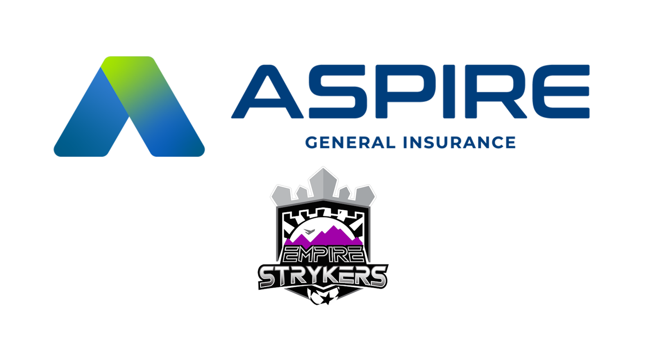 Aspire General Insurance & Strykers joint logo graphic