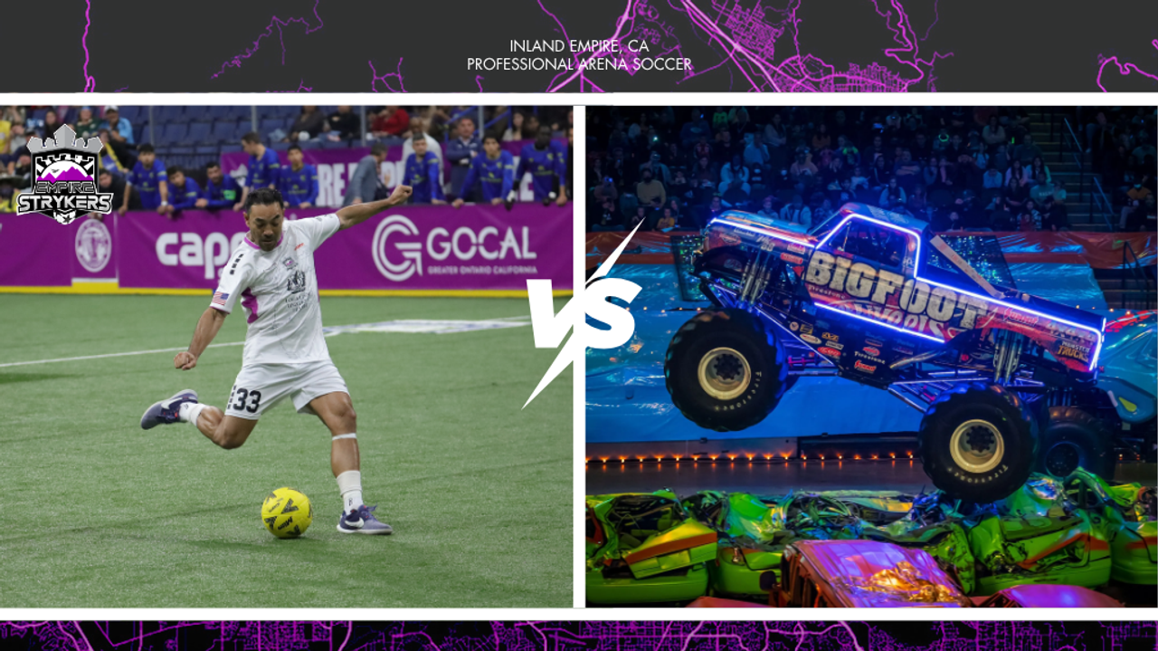 Strykers vs Monster Trucks graphic