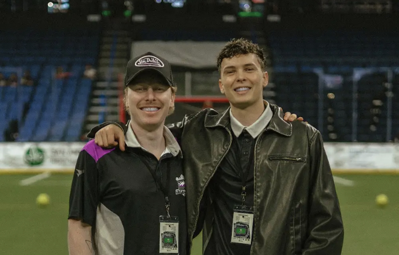 RJ and Andrew Massro at Toyota Arena