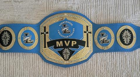 Lighthouse Christian College Makos Introduce MVP Championship Belt