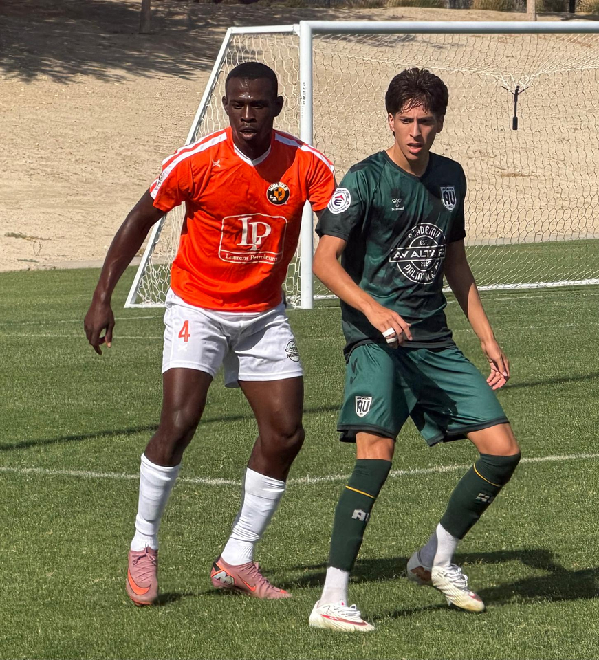 L.A. Woves FC and Belize National Team Defender Eugene "Pele" Martinez at work!