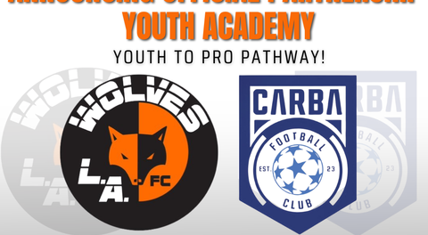 LA Wolves FC Announces Official Youth Academy Partnership with CARBA Football Club
