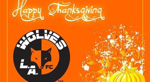 Happy Thanksgiving from the LA Wolves