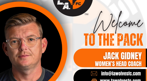 LA Wolves FC Appoint Jack Gidney as Women’s Head Coach