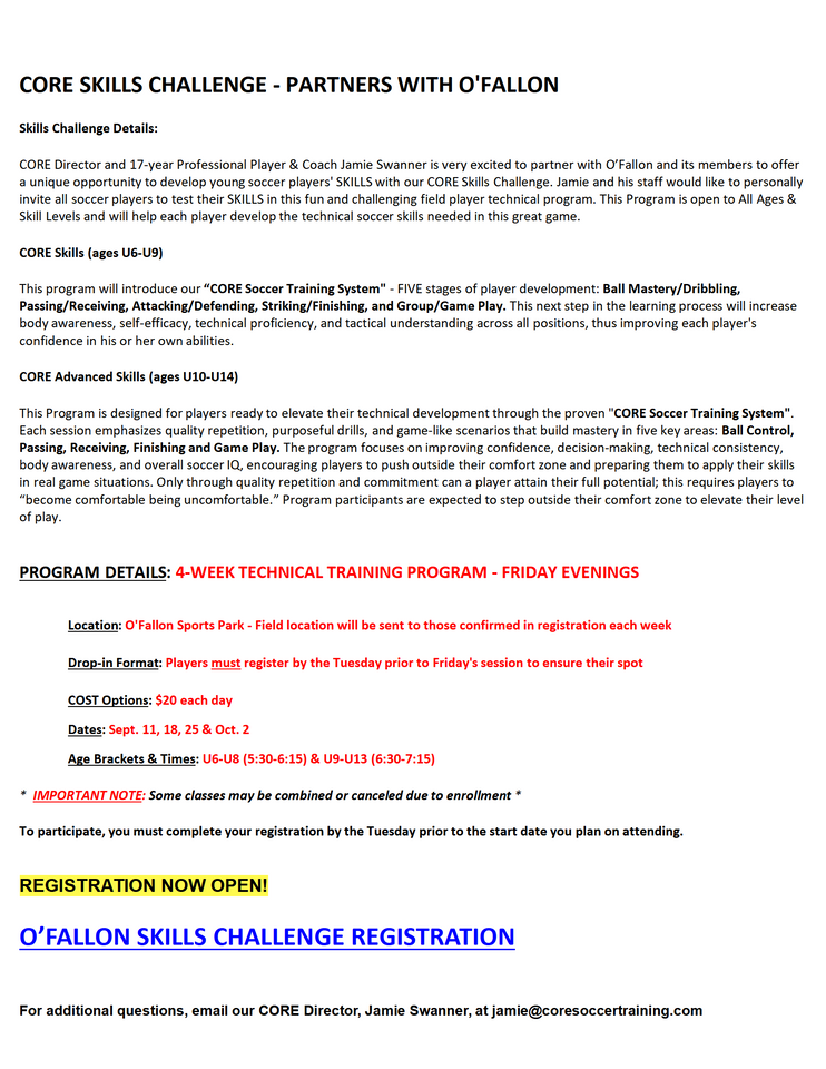 O'Fallon Skills Challenge