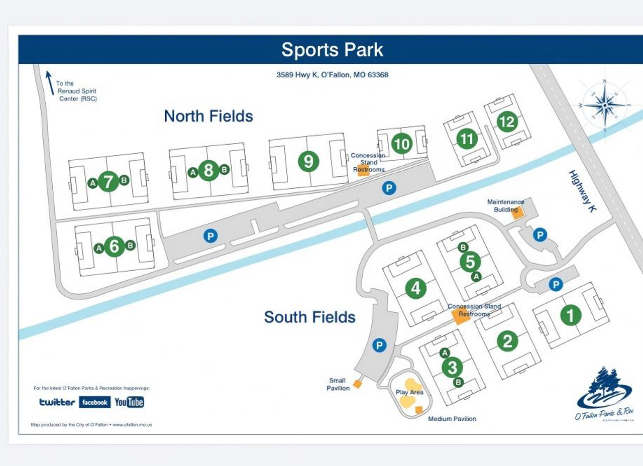 O'Fallon Sports Park Map