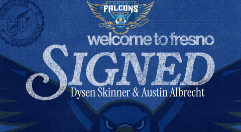 Fresno Falcons Sign Expansion Draft Selections Austin Albrecht and Dysen Skinner