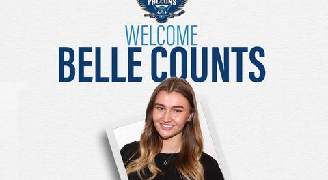 Belle Counts Joins Fresno Falcons as Graphic Designer & Photographer
