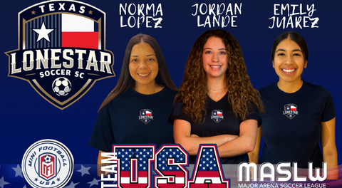 Three stars Texas Lone Stars invited to play for Team USA at OKC World Soccerfest Oct. 18