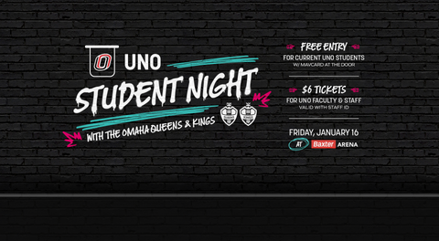 UNO Student Night at Baxter Arena