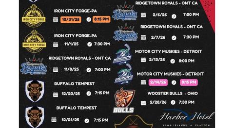 Raiders Home Game Flyer