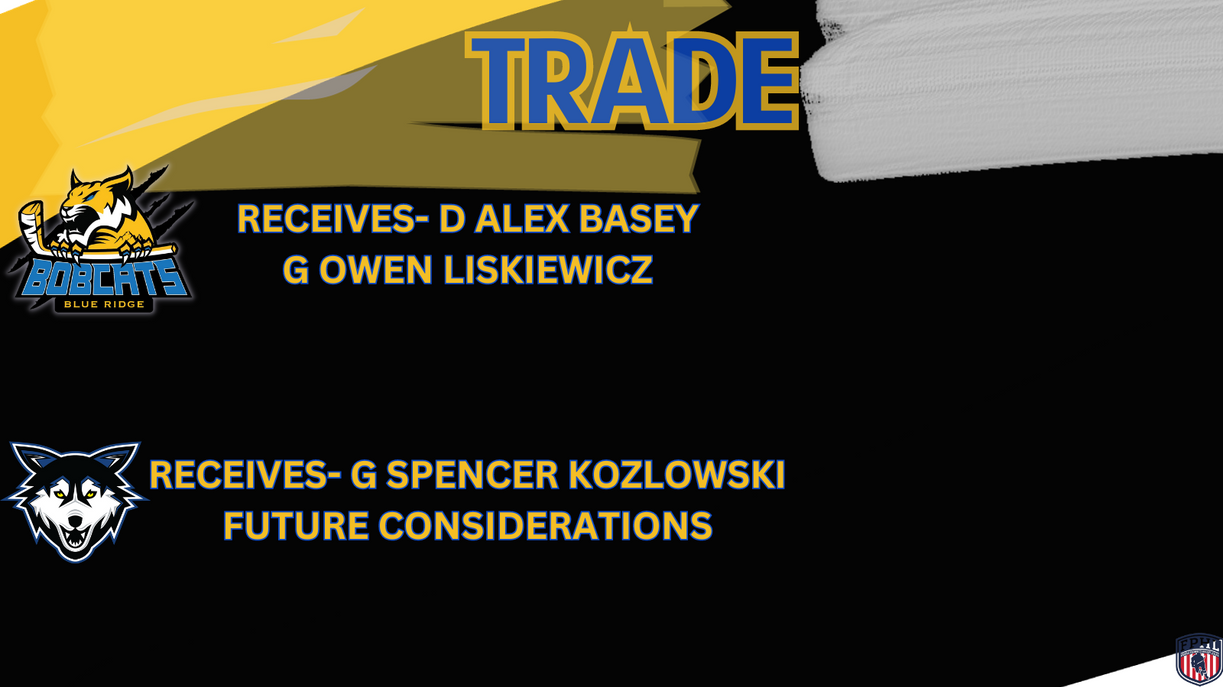 News: Bobcats Acquire Basey, Liskiewicz from Watertown - Blue Ridge Bobcats