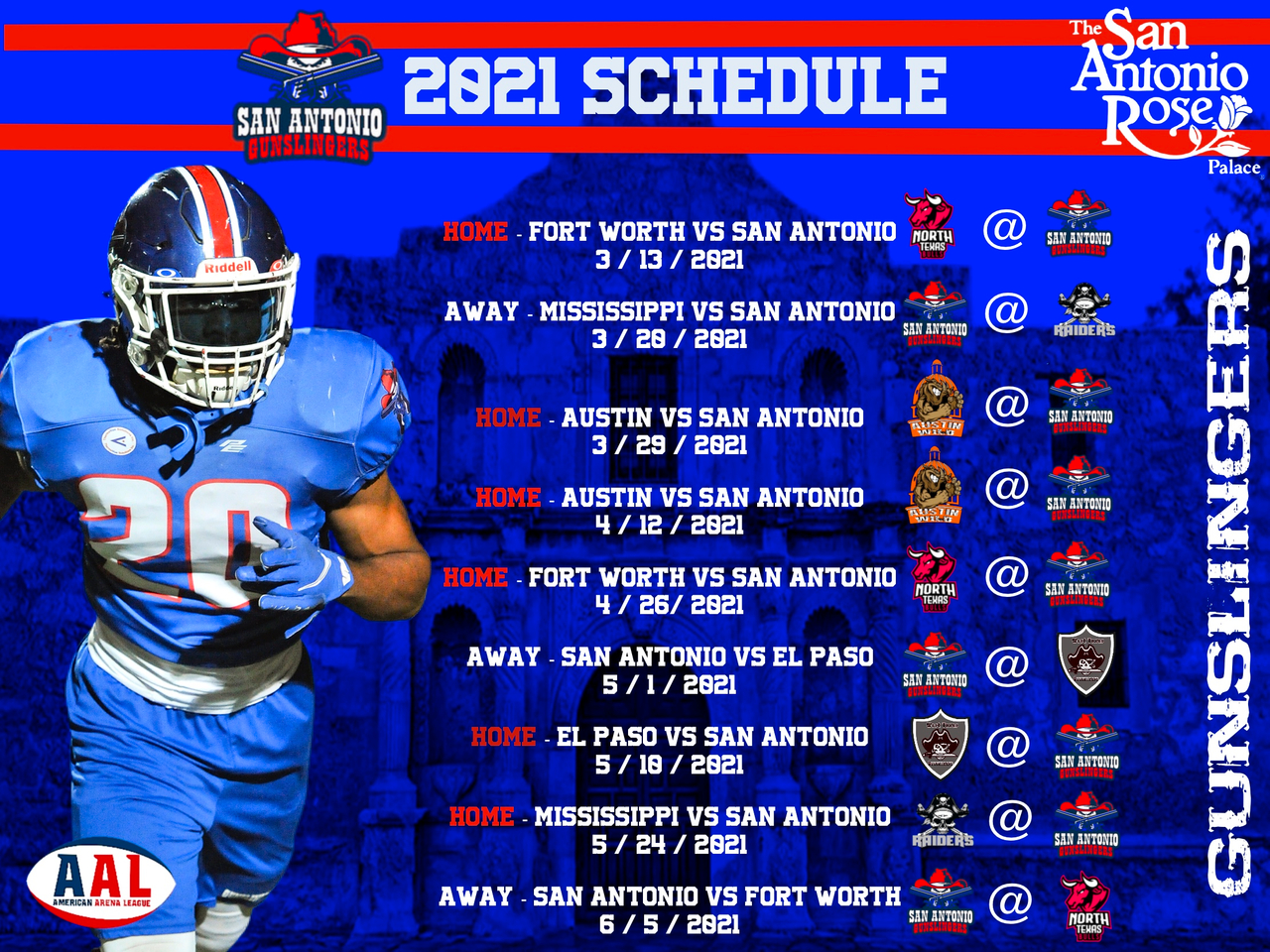 Tickets San Antonio Gunslingers