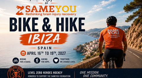 Level Zero Heroes Hockey Proud to Sponsor the SameYou Bike & Hike in Ibiza, Spain