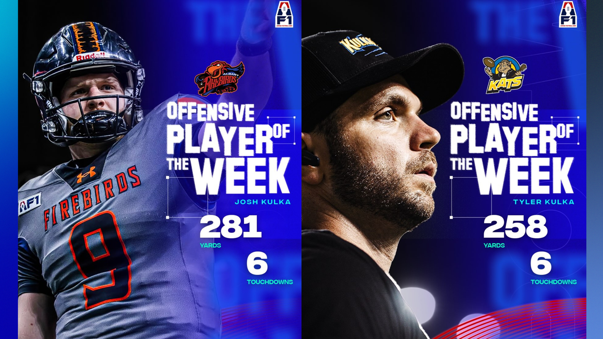Arena Football One has announced its Week 2 Co-Offensive Players of the ...