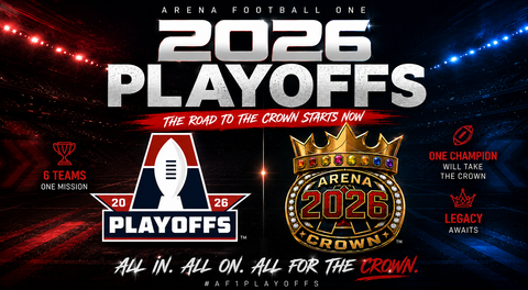 AF1 2026 Playoff and Arena Crown Logo Reveal