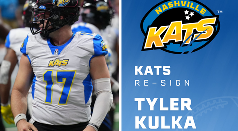 Nashville Kats Re-Sign QB Tyler Kulka for 2026 Season