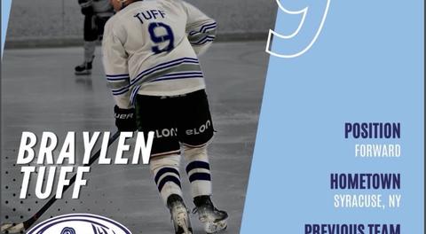 Admirals add Forward Brayden Tuff