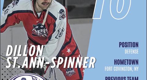 Admirals Sign Defenseman Dillion St. Ann Spinner