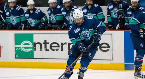 Babstock raising her play and Indigenous platform with Riveters