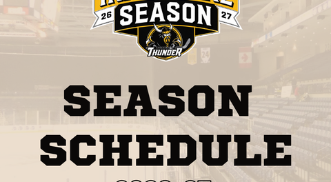 STOCKTON THUNDER UNVEIL COMPLETE 2026–27 REGULAR-SEASON SCHEDULE