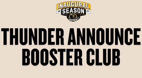 Thunder Announce Booster Club