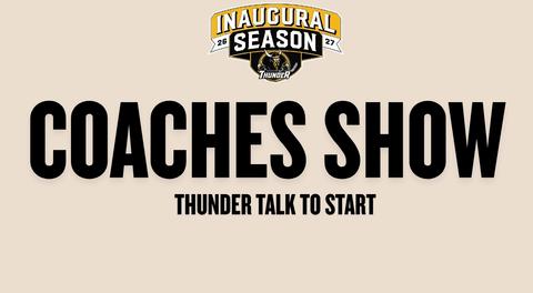 Thunder Talk To Start