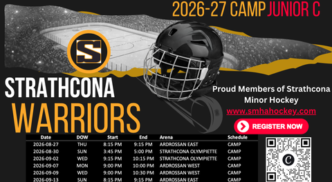 Strathcona Warriors Jr. C 2026-27 camp
