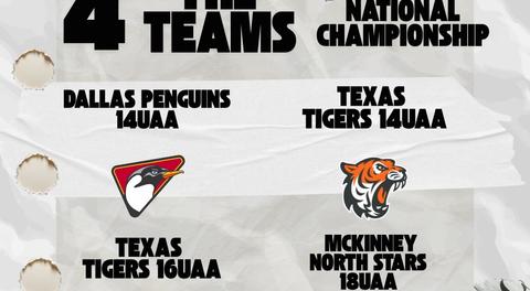 Congratulations to TAHA Tier II Teams Playing For National Championship