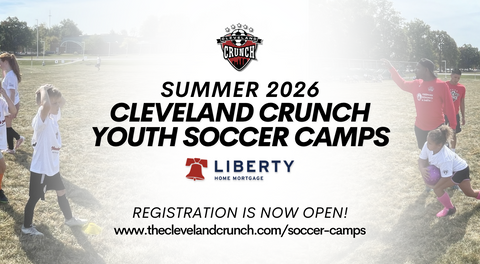 CLEVELAND CRUNCH ANNOUNCE 2026 YOUTH SOCCER CAMP SCHEDULE; REGISTRATION NOW OPEN